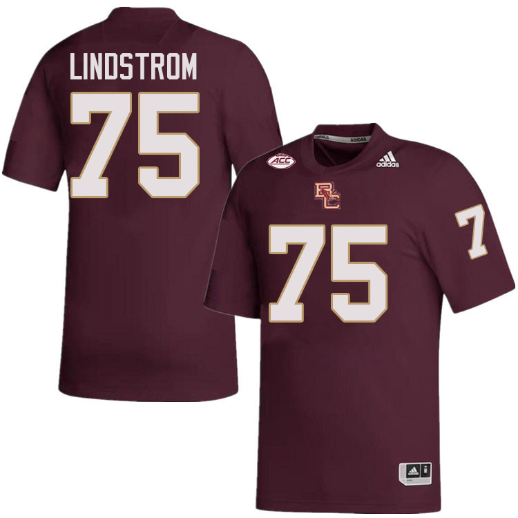 Chris Lindstrom Jersey,#75 Chris Lindstrom Boston College Eagles Football Jersey,Uniforms-Maroon